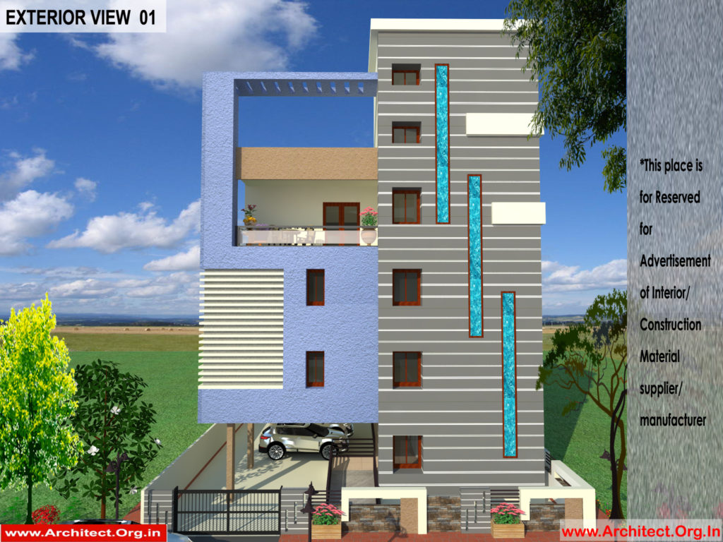 Dr. Kalyan pawar - Nanded Maharastra - Hospital Cum Residence- Exterior View-01