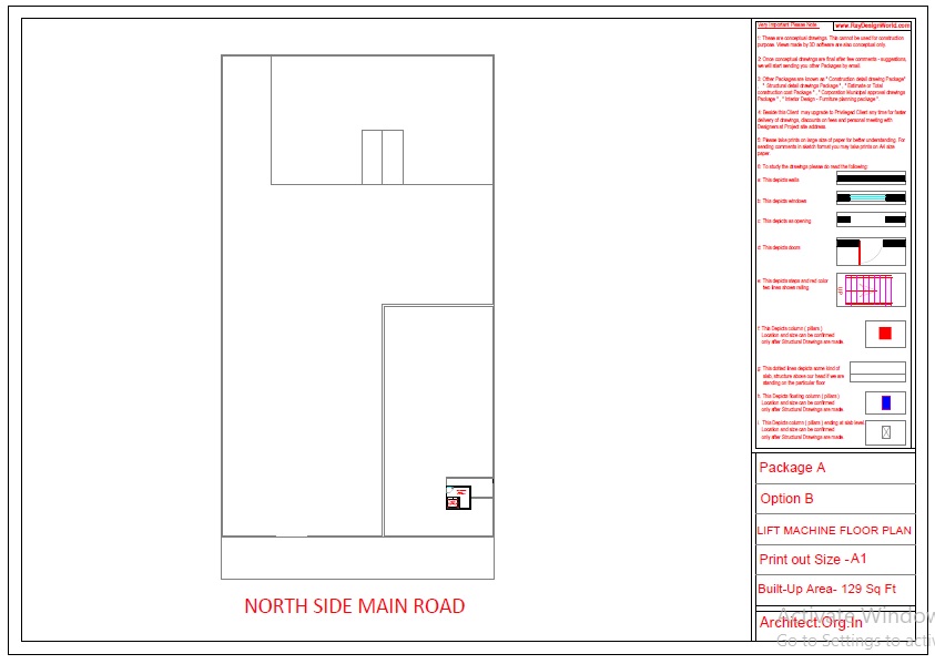 Dr.Abdullah Sabir-Uttar dinajpur WB-School-Lift Machine Floor Plan
