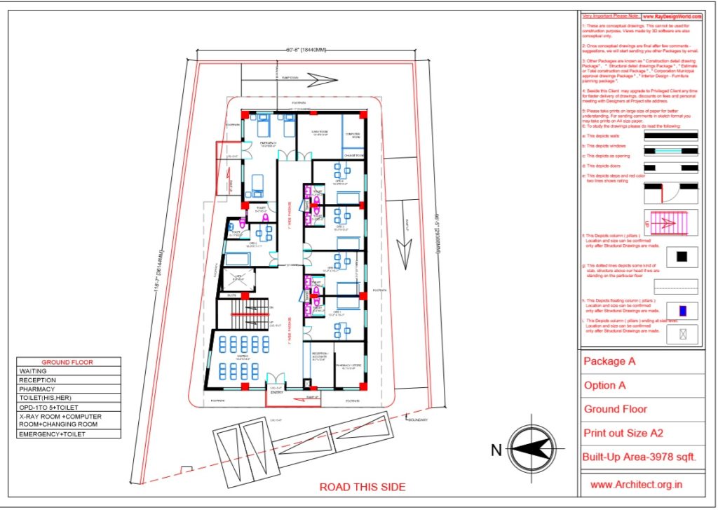 Dr.Hari Om Singh - Varanasi Up - Hospital-Ground Floor Plan