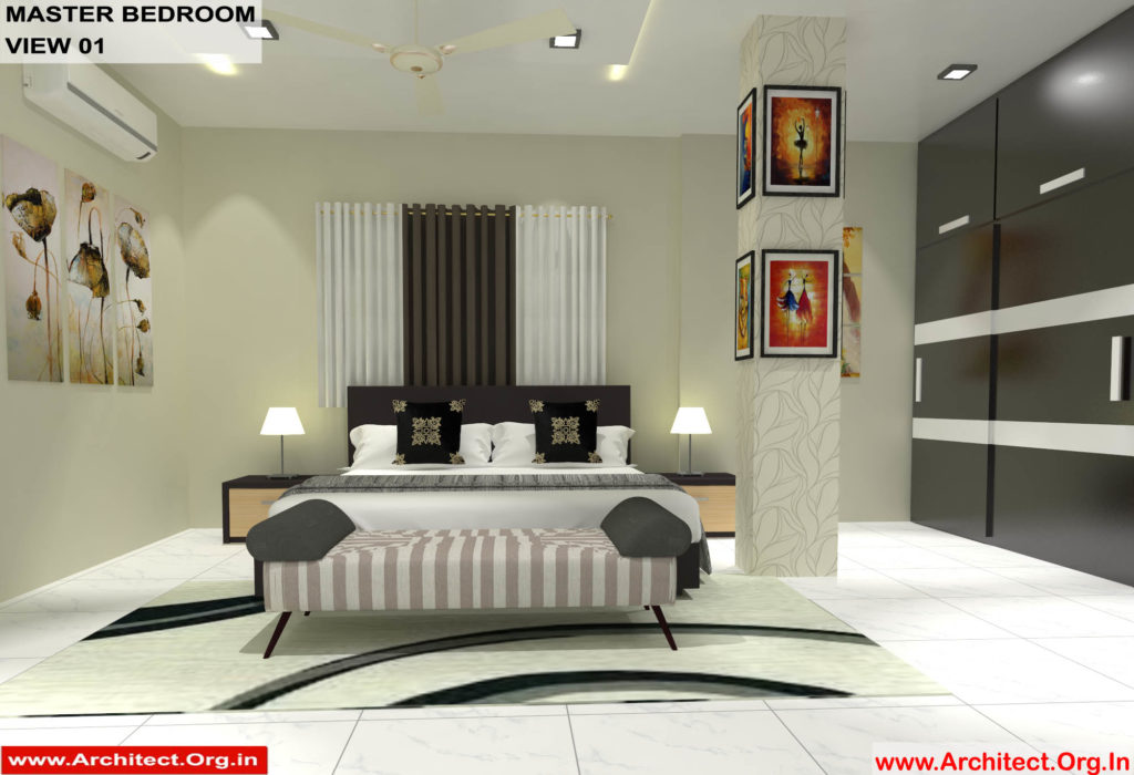 Dr.Sandeep Ada-Naidupet Andhra Pradesh-House interior-Master Bedroom View-01