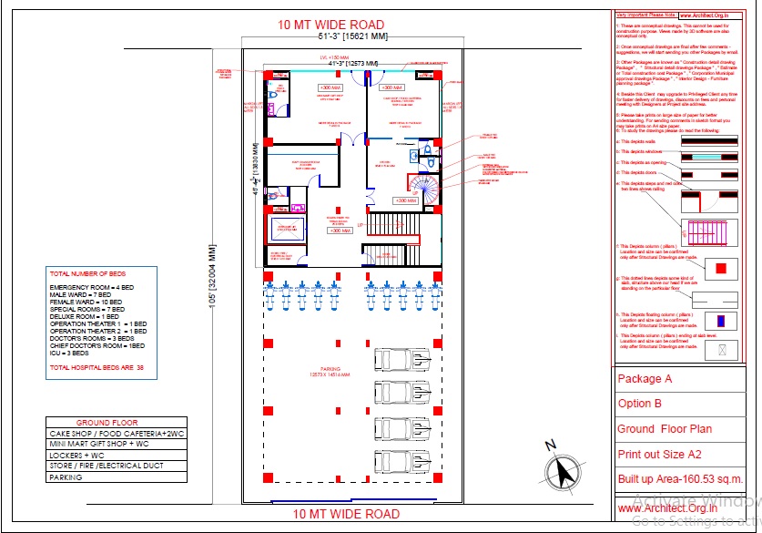 Mr.Aklilu Demissie-Washington US-Hospital-Ground floor plan