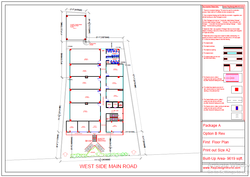 Mr.Rakesh Kapri-Vashi Mumbai-Commercial complex-First Floor Plan