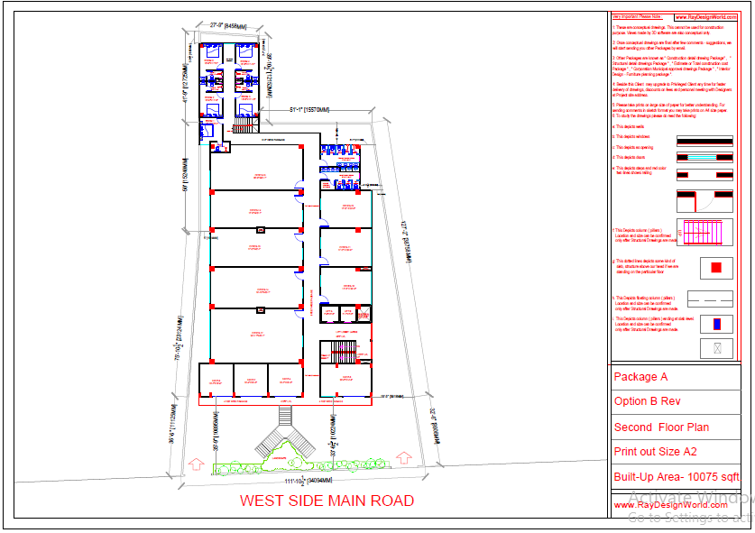 Mr.Rakesh Kapri-Vashi Mumbai-Commercial complex-Second Floor Plan