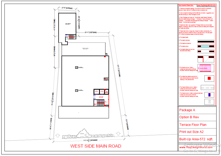 Mr.Rakesh Kapri-Vashi Mumbai-Commercial complex-Terrace Floor Plan