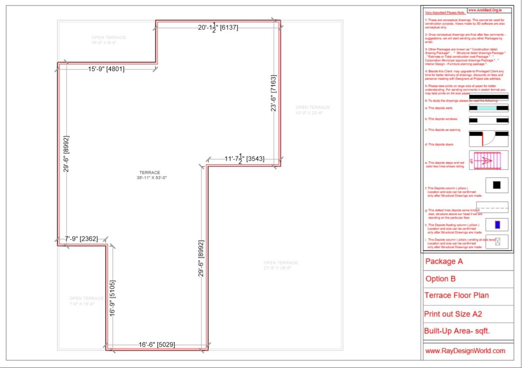 Mr.Bangar Sainappa Brahmadeo - Satara Maharashtra -Bungalow-Terrace Floor Plan