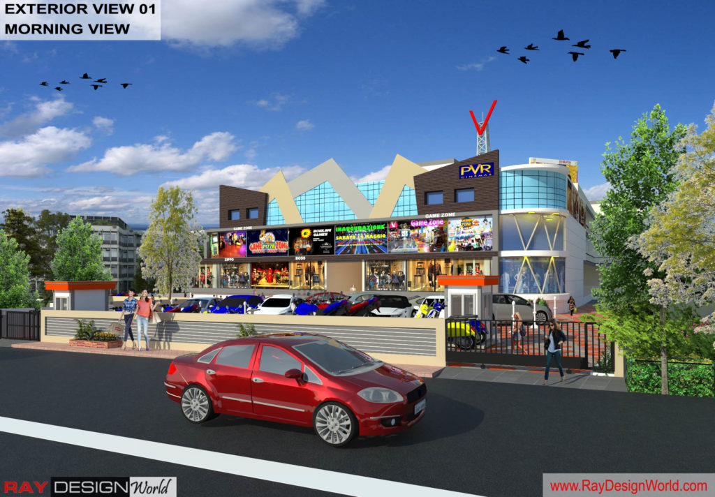 Mr.Bichitra Patnaik-NH 16 Brahmapur Odisha-Pro-D-Multiplex Shopping Complex-3D Exterior view-02