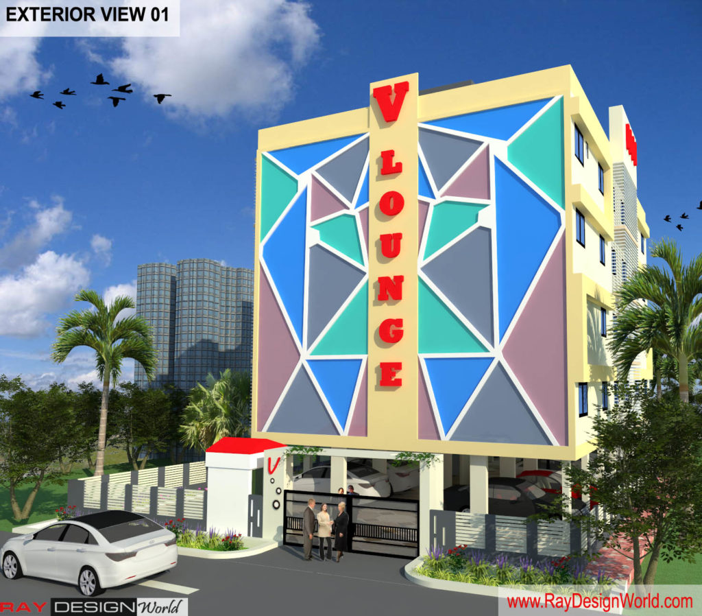 Mr.Bichitra Patnaik-R C Das Lane Brahmapur Odisha-Office Building-Pro-F-3D Exterior view-01