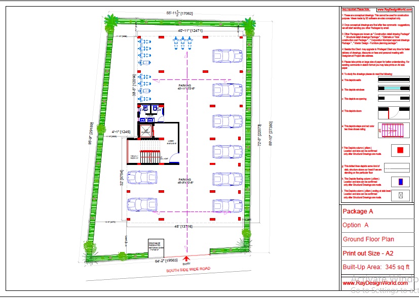 Mr.Bichitra Patnaik-R C Das Lane Brahmapur Odisha-Office Building-Pro-F-Ground floor plan