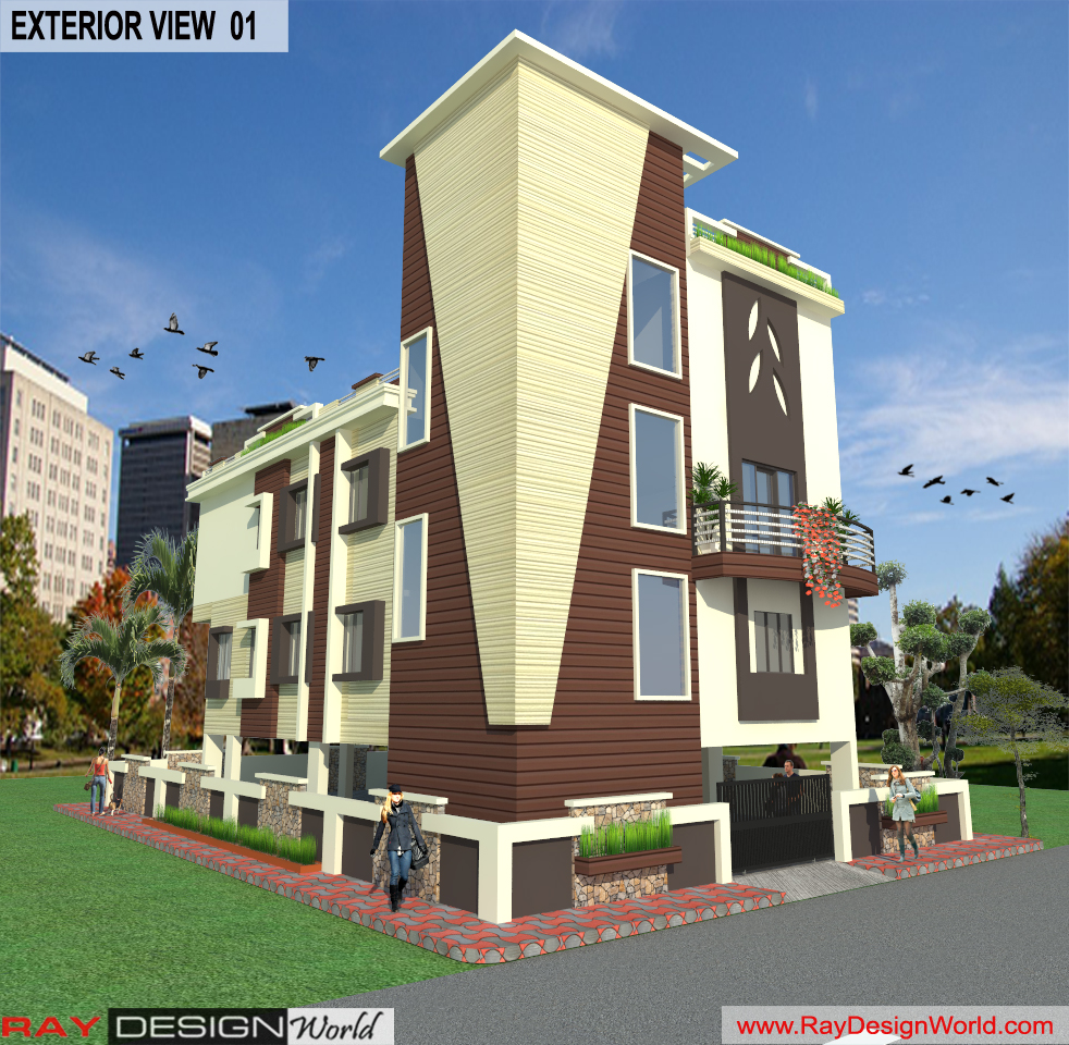 Mr.Kishor-Soni-Aurangabad-Maharashtra-Bungalow-3D-Exterior-View-01