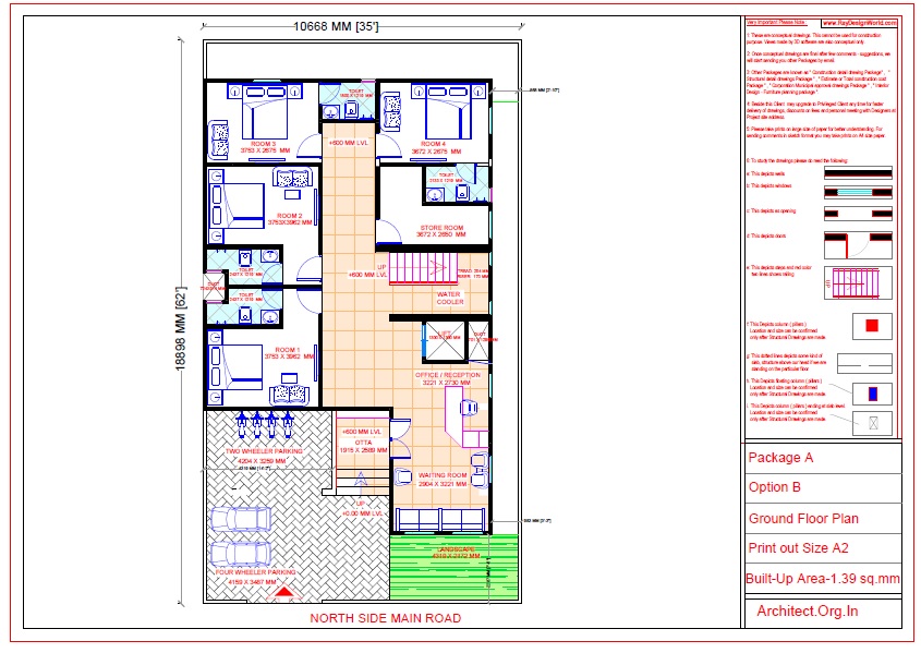 Mr.Kuldeep Singh-Lucknow UttarPradesh-Guest House-Ground floor plan