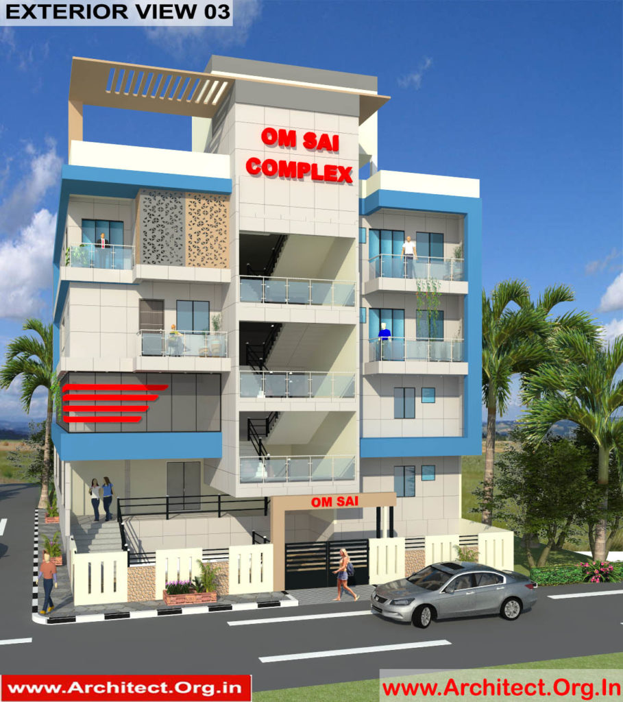 Mr.Manish-Lucknow UP-Commercial Complex-3D Exterior View-03