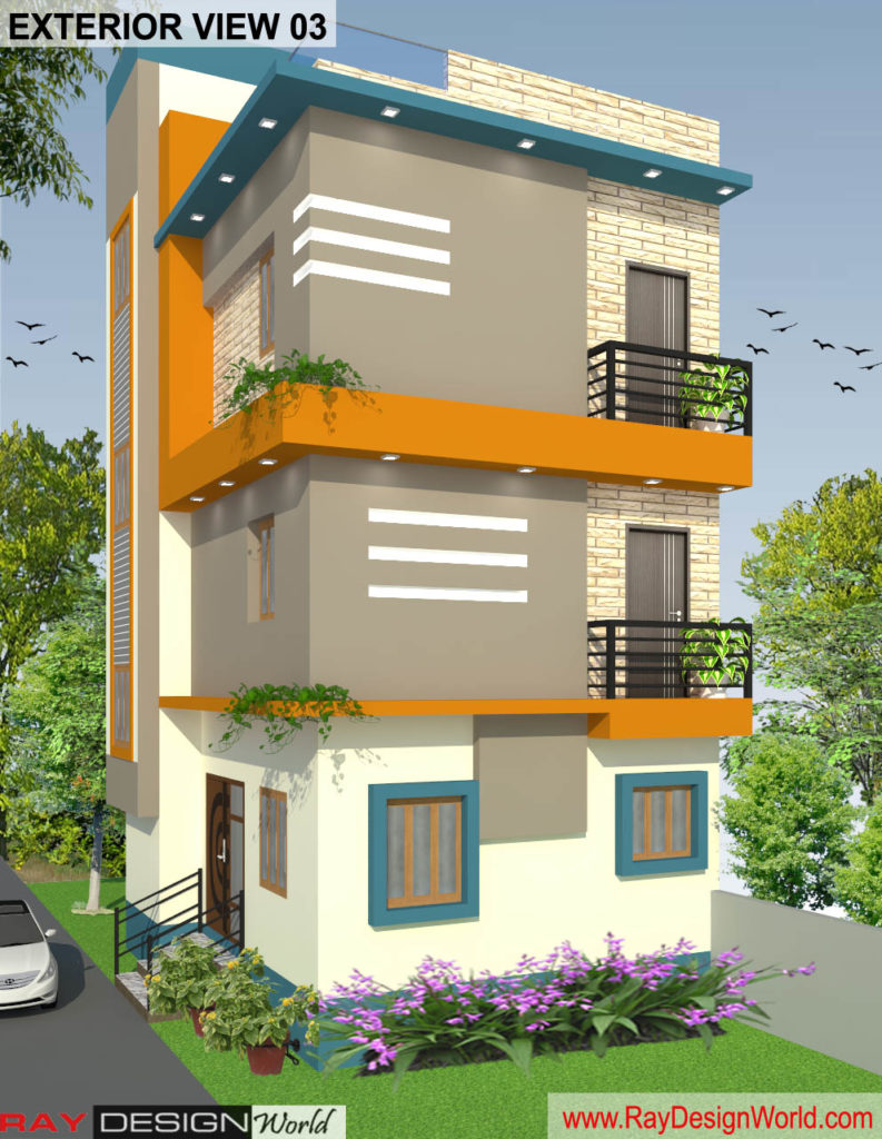 Mr.Murlidhar-Visakhapatnam-Bungalow-3D Exterior-View-03