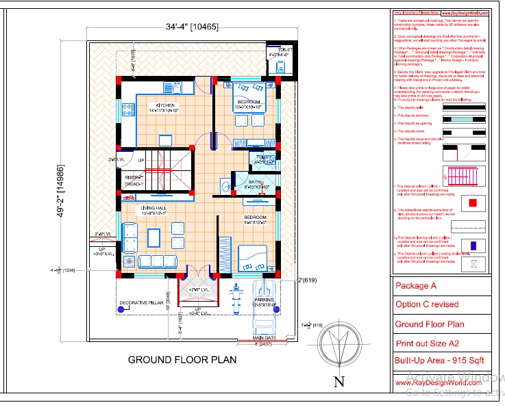 Mr.Satyasodhan Patil-solapur Maharashtra-bunglow-Ground Floor Plan