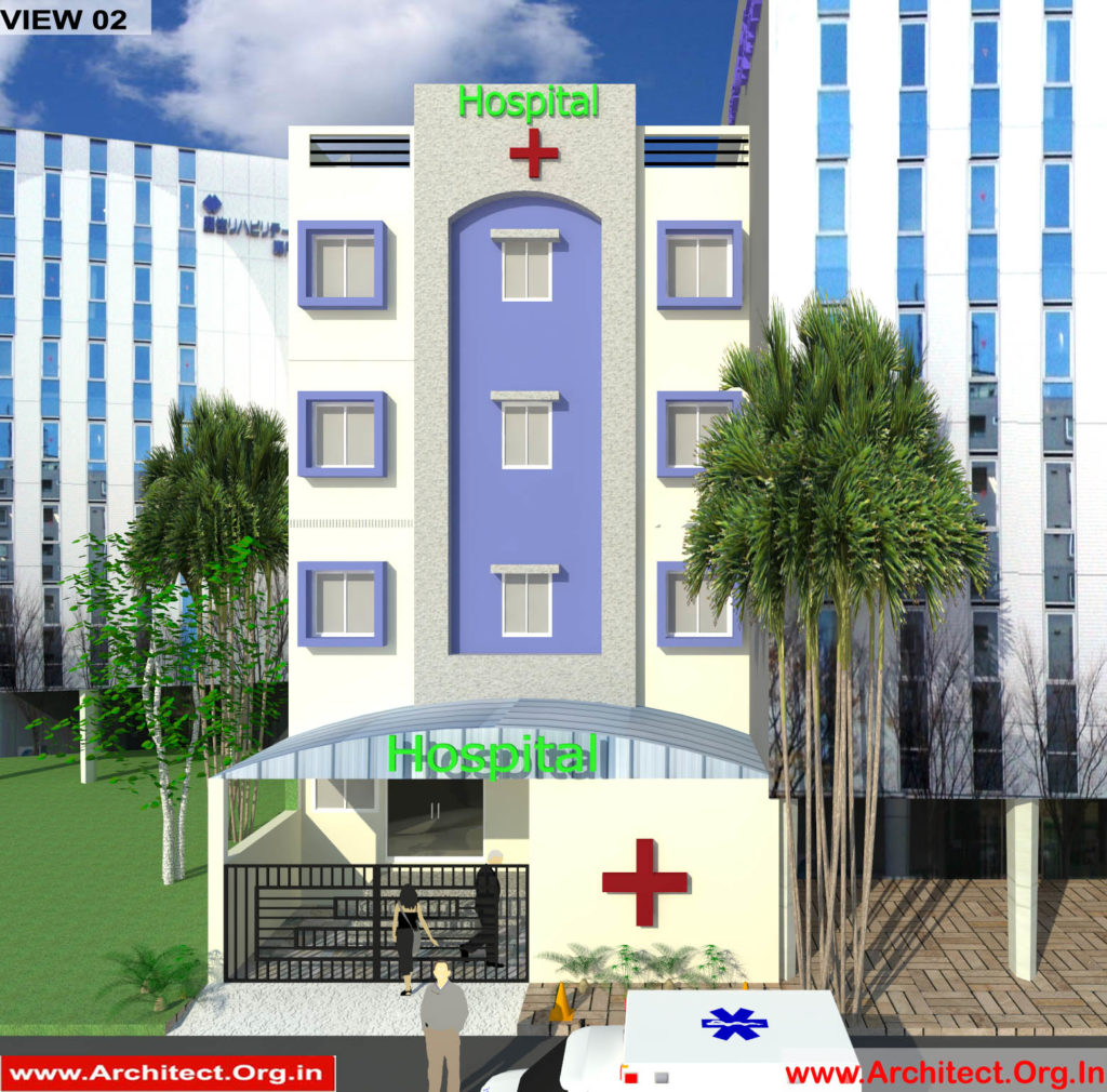Dr.Vivek Agrawal-Agra Up-Hospital-3D Exterior View-02