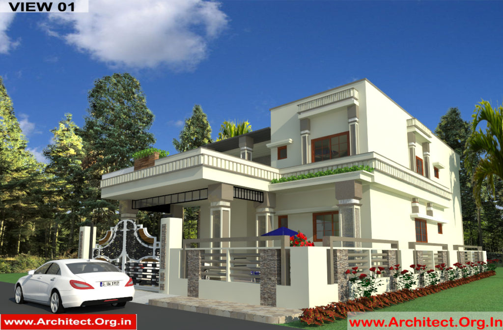 Mr.Abhay Kumar singh-Azamgarh UP-3D exterior View-01