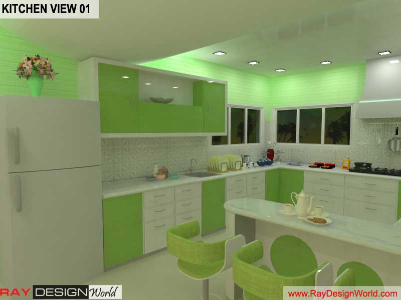 Farm House Kitchen Interior Design - Jalandhar Punjab - Dr. ​Richard Ohri