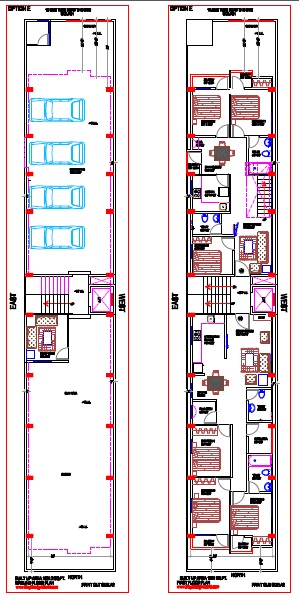 Apartment Ground and First Floor Design - Nawada Bihar - Mr. Om Prakash Sahu